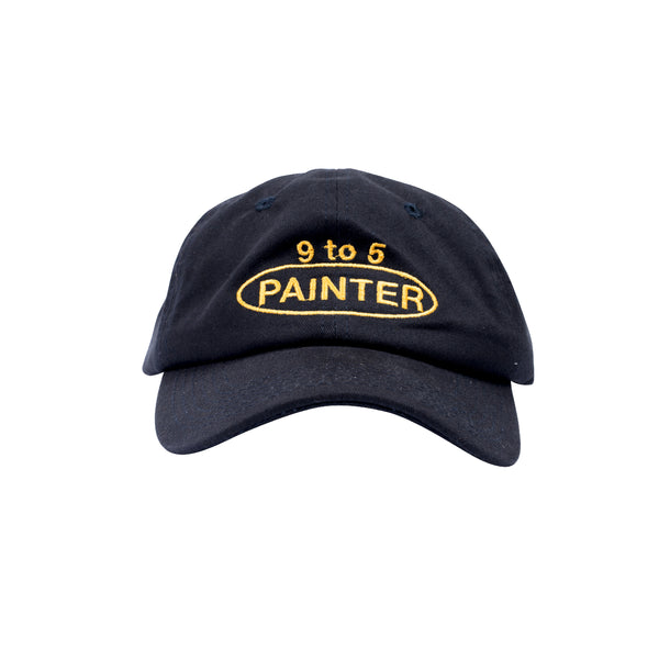 News 9 to 5 Painter Yellow Cap - Black