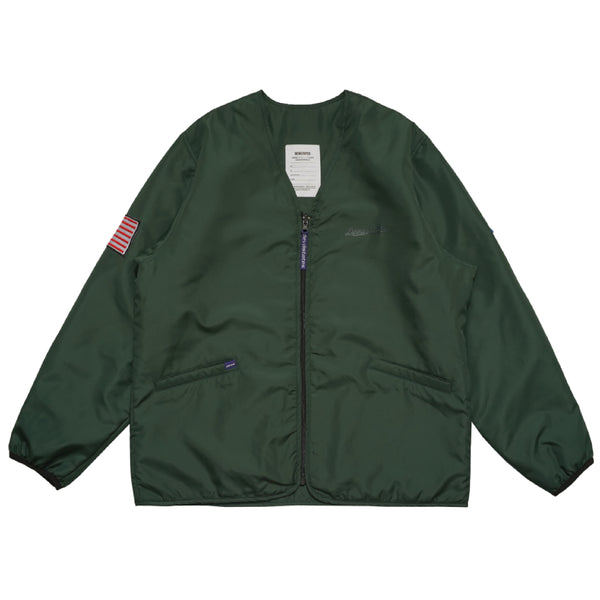 Web Quilted Liner Jacket - Green