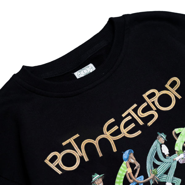 Toker And Thieves Crewneck - Black FW`23