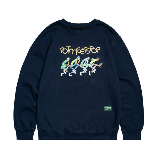 Toker And Thieves Crewneck - Navy FW`23