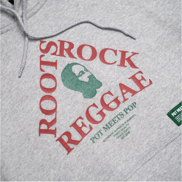 Roots Rock Reggae Hoodie - Grey FW`23
