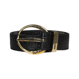 Belt Icon Croco - Black Gold
