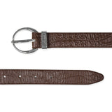 Belt Icon Croco - Brown Silver