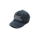 Caravan Distressed Strapback Cap - Washed Blue