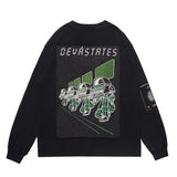 Compute L/S GFX T-Shirt - Washed Black