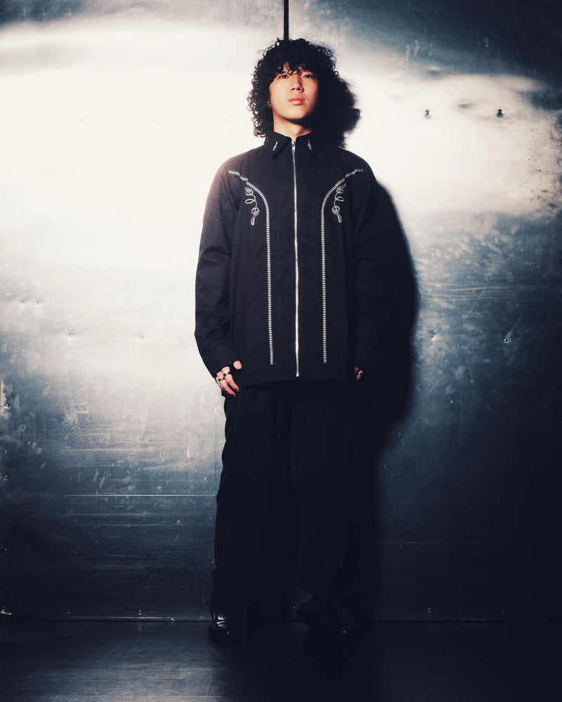 Cross Cowboy Shirt Longsleeve - Black