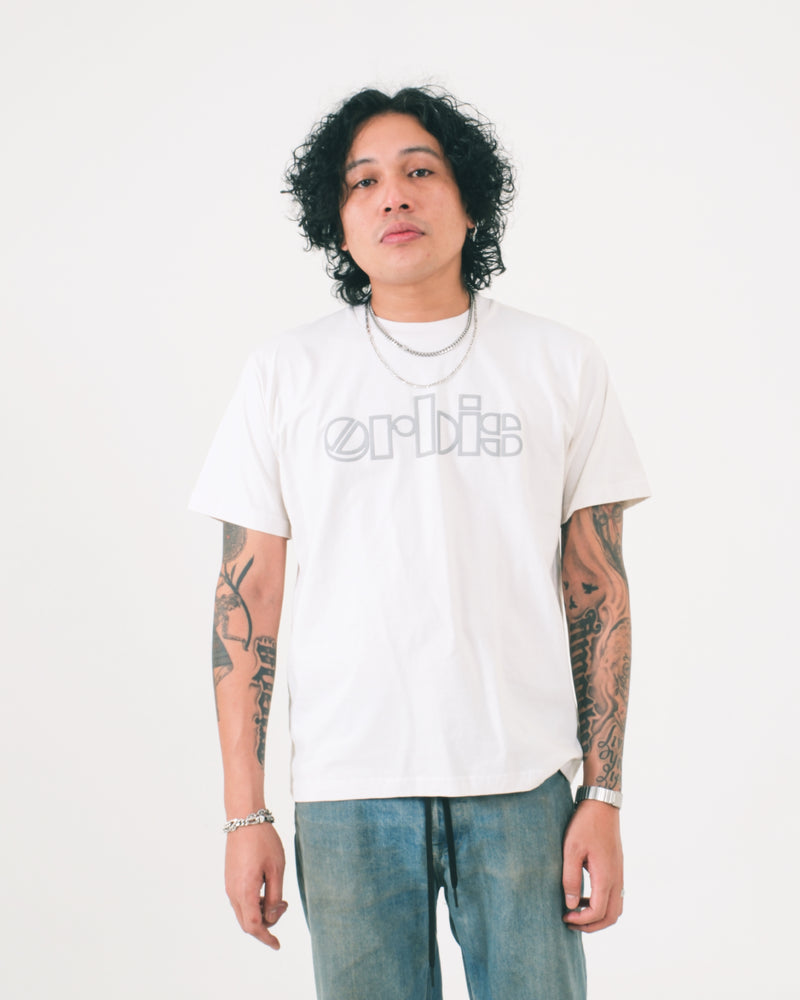 Orbis Pills Logo T-Shirt - Dyed White