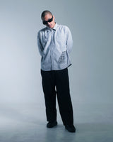 Peculiar Stripe Shirt - White/Blue