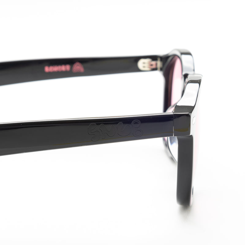Acetate CU X Snub Echoes Eyewear - Black