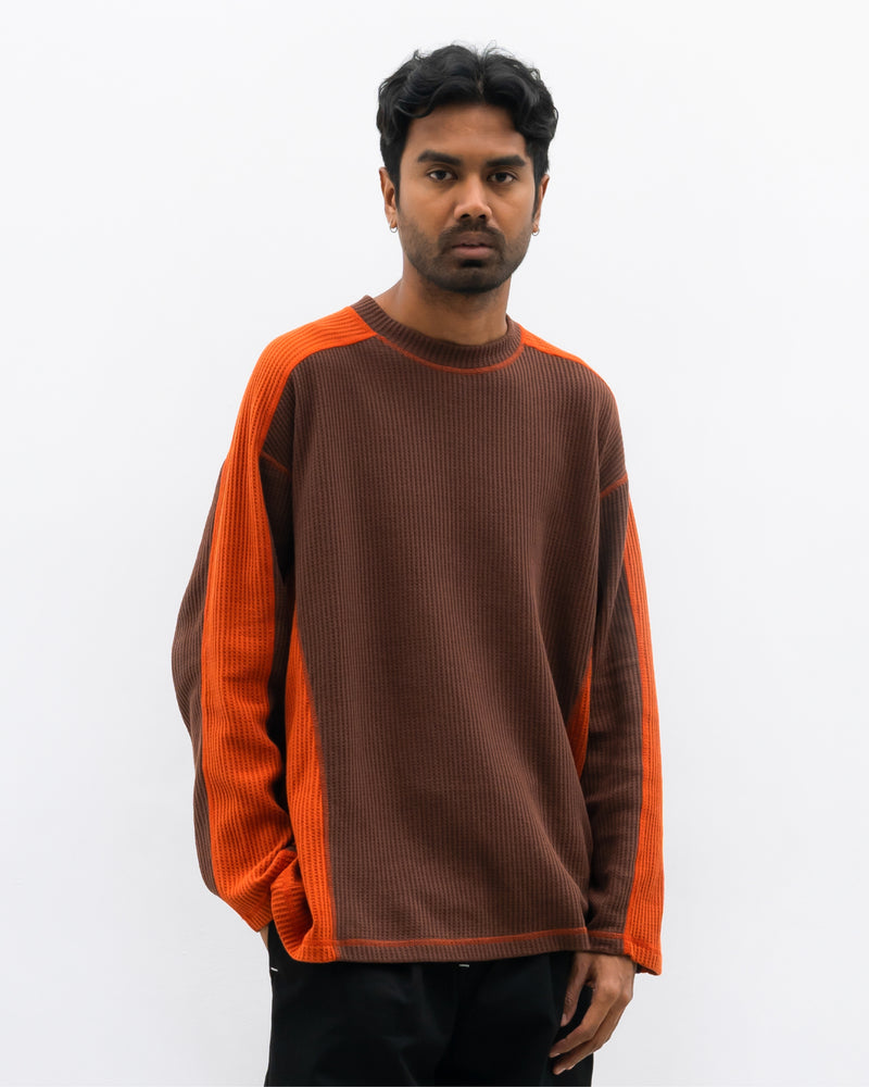 Waffle Crewneck - Brown