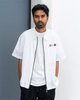 Pocket Zip Shirt - White