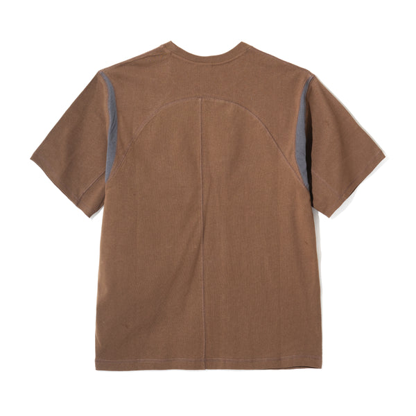 Convex T-shirt - Dark Brown/Charcoal