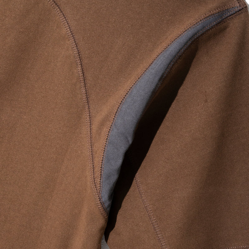 Convex T-shirt - Dark Brown/Charcoal