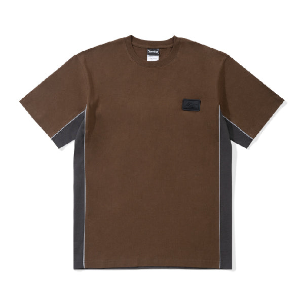 Active T-shirt - Dark Brown & Charcoal