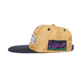 Nylon Long Peak Fishing Cap - Khaki