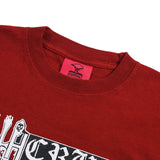 Mayhem Tee - Dyed Red