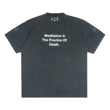 Meditation Shortsleeve Tee - Charcoal
