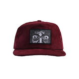 Evermore 6 Unconstructed Cap - Red Maroon