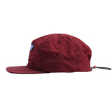Behind Unconstructed Cap - Red Maroon