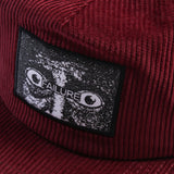 Evermore 6 Unconstructed Cap - Red Maroon