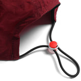 Behind Unconstructed Cap - Red Maroon