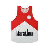 Participation Marathon Red Singlet - Red / White