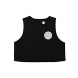 Participation Black Crop Singlet - Black