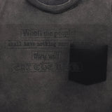 Famine Tee - Washed Black