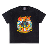 Horns Gfx Tee - Washed Black