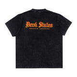 Horns Gfx Tee - Washed Black