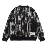 Bark Brushed Knitted Sweater - Black