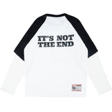 Reaper L/s Layered Tee - Black/white