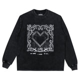 Hate To Go Ls - Washed Black
