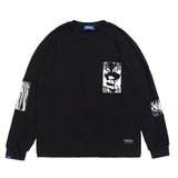 Carbon L/s Waffle Top - Black