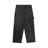 Pins Carpenter Denim Pants - Washed Black