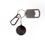 Aw26 Bottle Opener Keychain - Silver