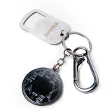 Aw26 Bottle Opener Keychain - Silver