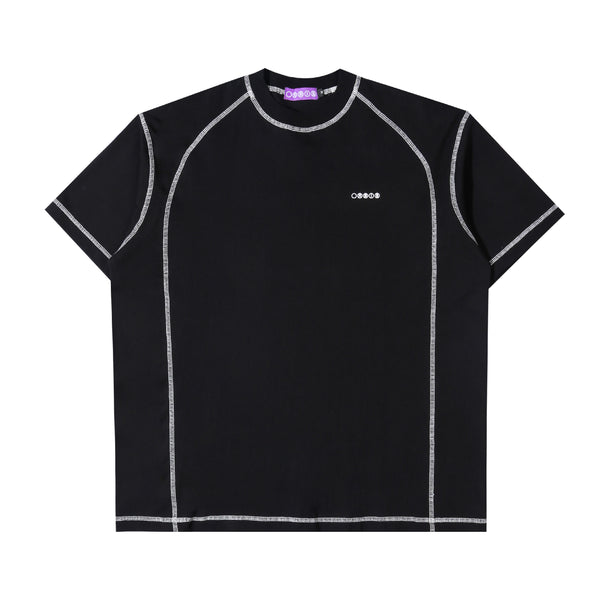 Orbis Panel Short Sleeve T-Shirt – Black