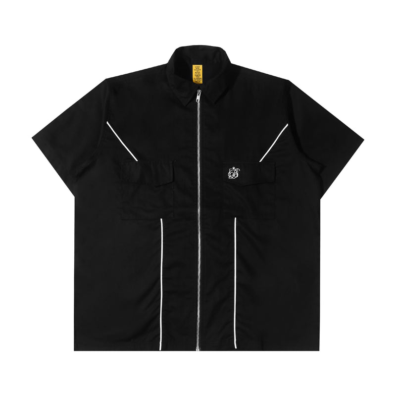 Cowboy Shirt Mod Shortsleeve - Black