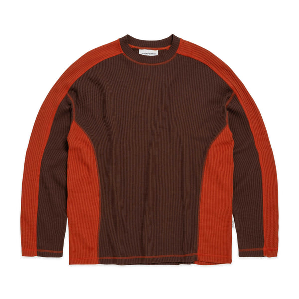 Waffle Crewneck - Brown