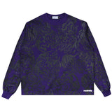Chaos All Over Ls Tee - Purple