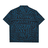 Carve Printed Souvenir Shirt - Blue