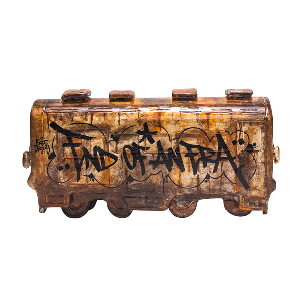 Kape Drops Train Incense Holder Ceramic