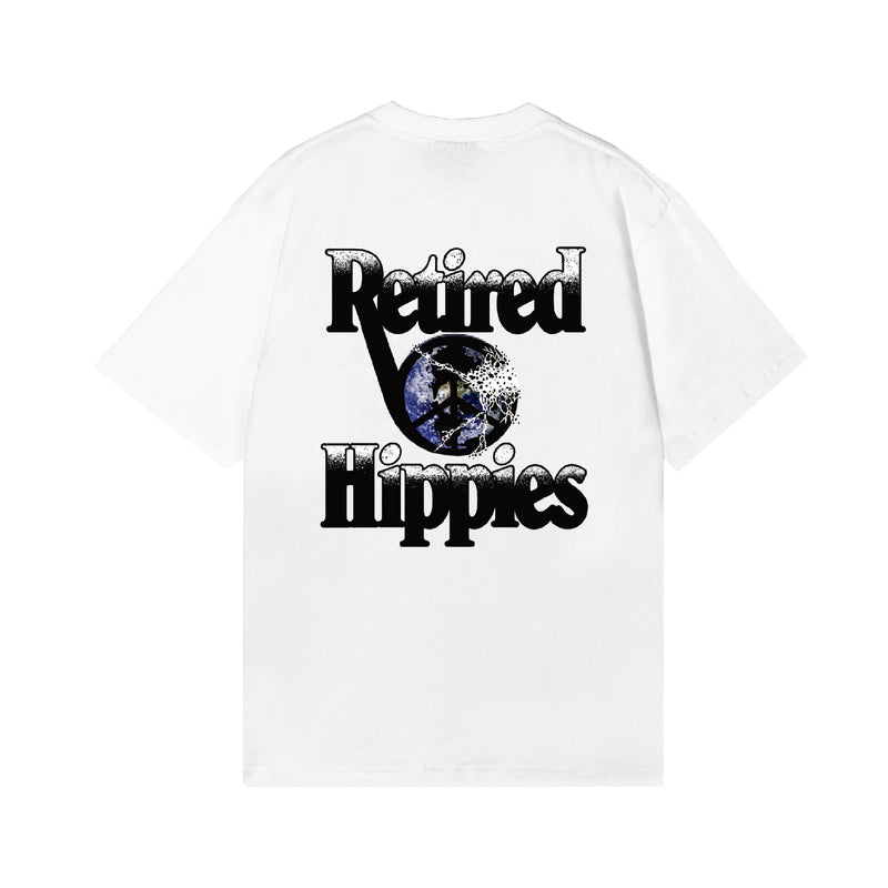 Retired Hippies Shortsleeve T-Shirt - White