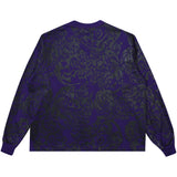 Chaos All Over Ls Tee - Purple