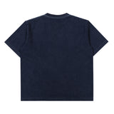 Single Stitch Pocket Tee - Washed Navy