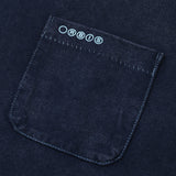 Single Stitch Pocket Tee - Washed Navy