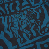 Carve Printed Souvenir Shirt - Blue