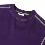Heavy Raglan Long Sleeve Top - Purple