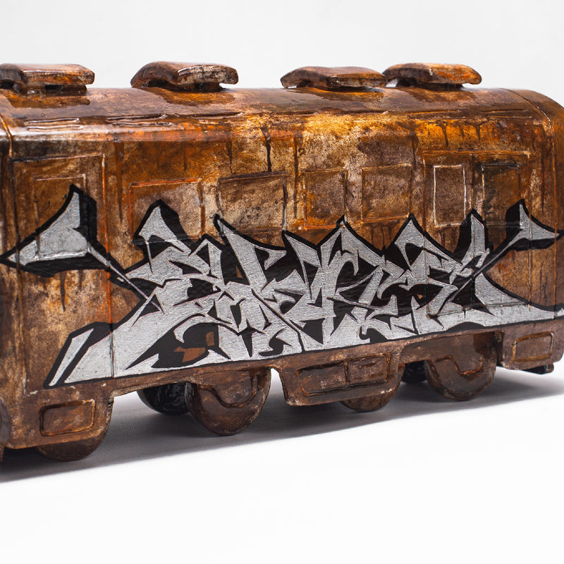 Kape Drops Train Incense Holder Ceramic